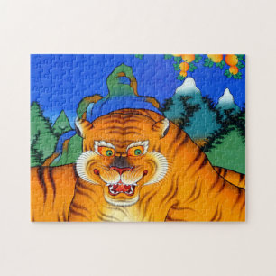Tiger, Himalayas & Nepal/Tibet Jungle Jigsaw Puzzle