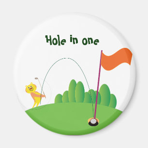 Tiger :: Hole in One Magnet