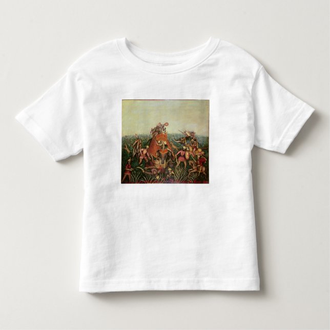 Tiger Hunt, 1892 (oil on canvas) Toddler T-Shirt (Front)