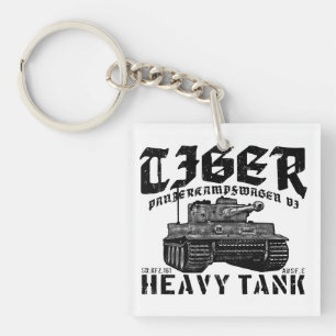 Tiger I Acrylic Keychain