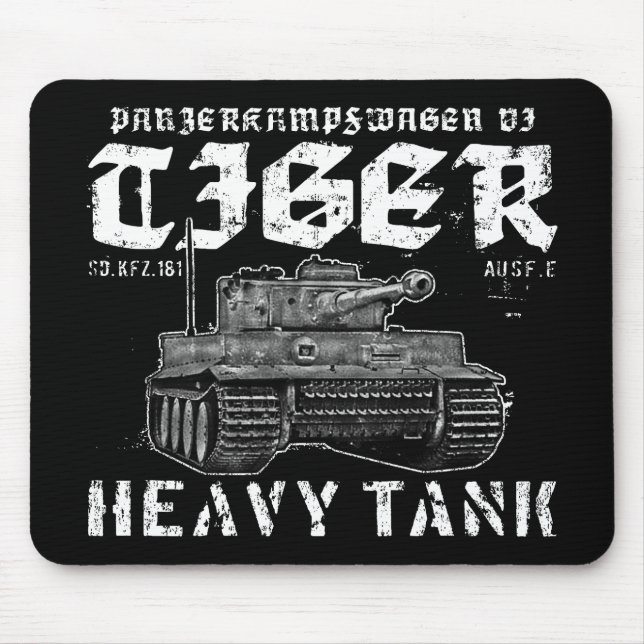 Tiger I Mousepad (Front)