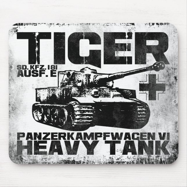 Tiger I Mousepad (Front)