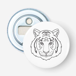 Tiger Illustration Bottle Opener