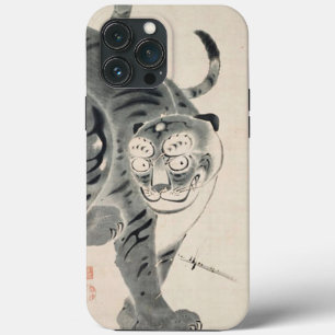 Tiger Illustration by Ito Jakuchu iPhone 13 Pro Max Case
