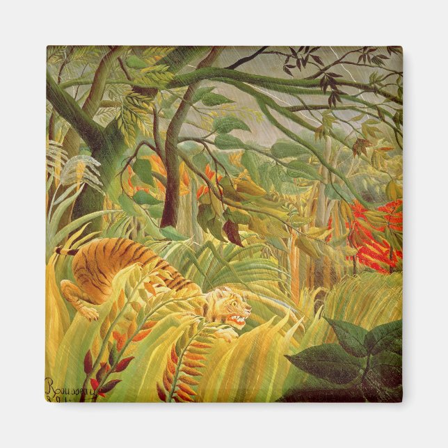 Tiger in a Tropical Storm  1891 Magnet (Front)