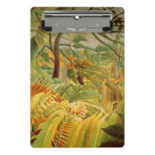 Tiger in a Tropical Storm  1891 Mini Clipboard