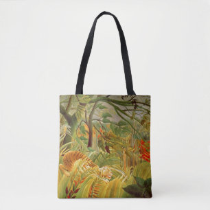 Tiger in a Tropical Storm  1891 Tote Bag