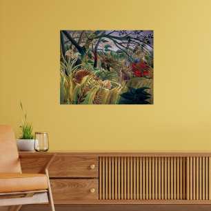Tiger in A Tropical Storm Henri Rousseau Poster