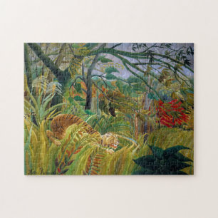 Tiger in a Tropical Storm, Rousseau Jigsaw Puzzle