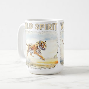 Tiger in Action - Wild Spirit Coffee Mug