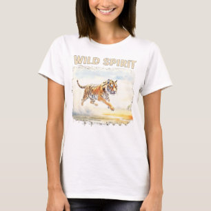 Tiger in Action - Wild Spirit T-Shirt