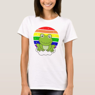 Tiger In Donut Cute Animals For Children In Donuts T-Shirt