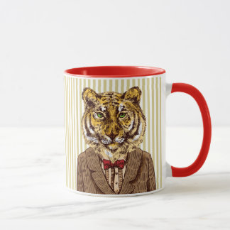 Tiger In Evening Wear Mug
