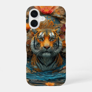 Tiger in flowers cover
