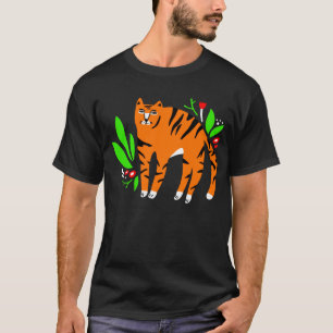 Tiger in flowers T-Shirt