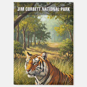 Tiger in Jim Corbett National Park Magnet
