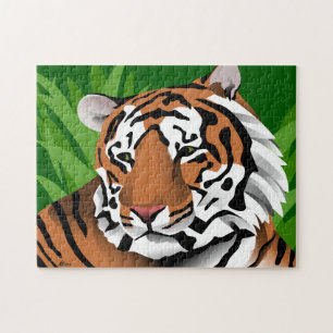 Tiger In Jungle Jigsaw Puzzle