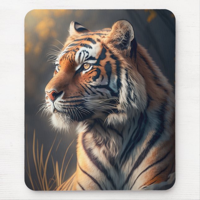 Tiger In Nature Mouse Pad  (Front)