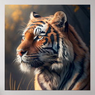 Tiger In Nature Value Poster Paper (Matte) 12" x 1