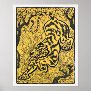 Tiger in the Jungle by Paul Ranson (1893) Poster