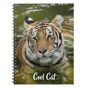 Tiger In The Water Notebook