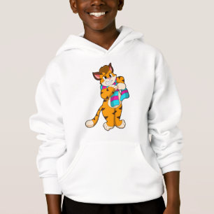Tiger in Winter with Scarf