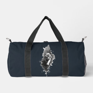 Tiger Ink Wash Dark Art Duffle Bag