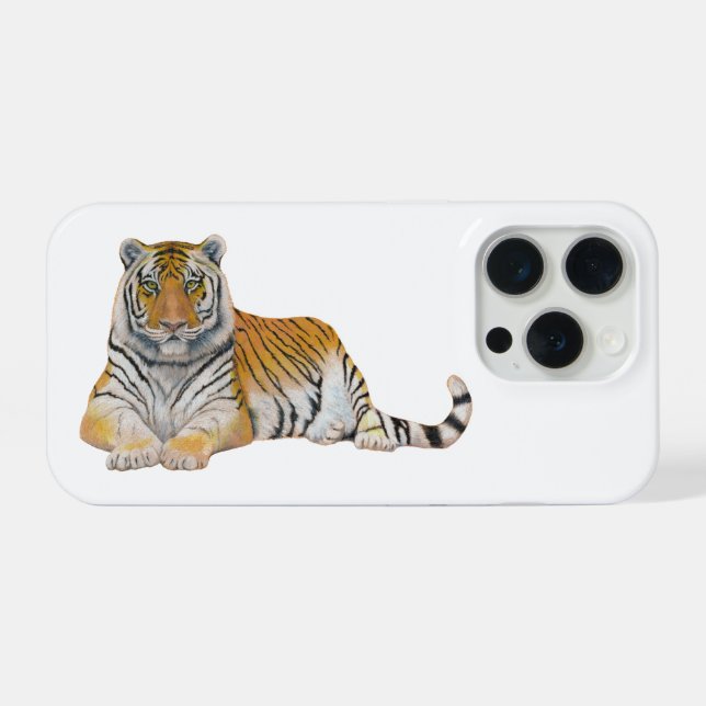 Tiger iPhone Case (Back Horizontal)