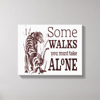 Tiger Japanese Art Style Motivational Quote