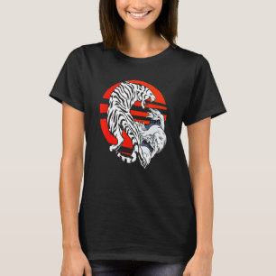 Tiger Japanese Wave Predator Wildlife Wilderness J T-Shirt
