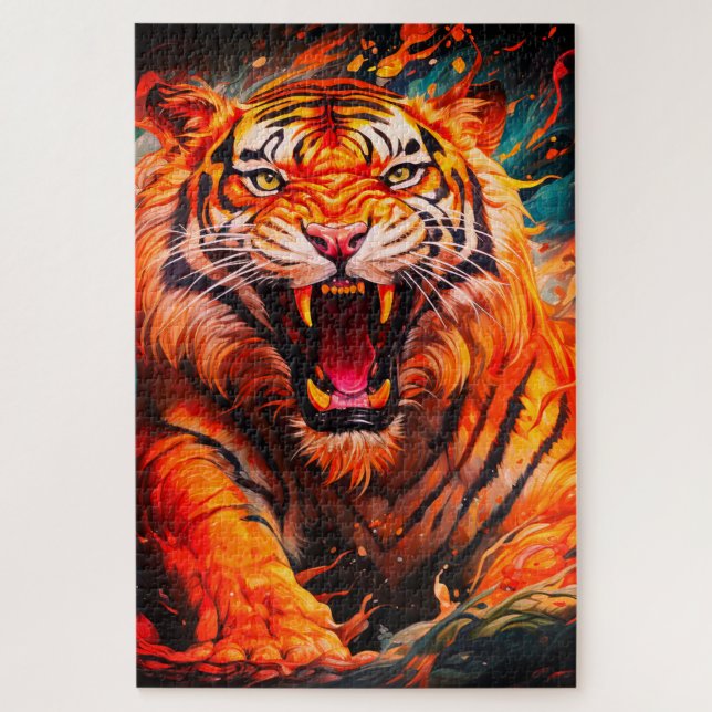 Tiger Jigsaw Puzzle (Vertical)