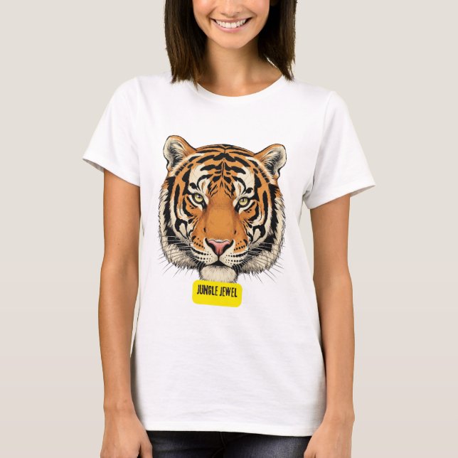 Tiger. Jungle Jewel T-Shirt (Front)