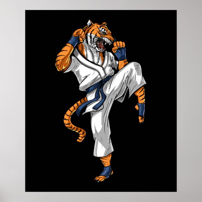 Tiger Karate Poster (Front)