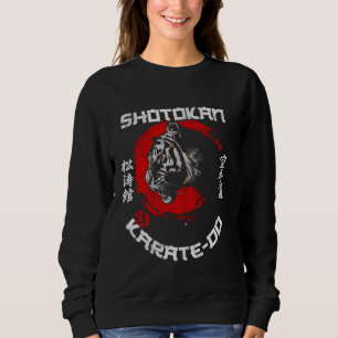 Tiger Karate Symbol shotokan Dojo training kanji J Sweatshirt