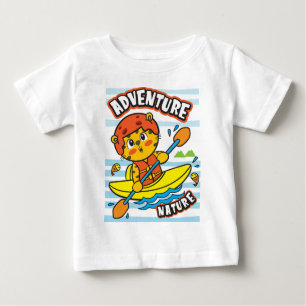 Tiger kayaking  baby T-Shirt