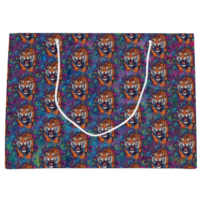 Tiger Large Gift Bag (Front)