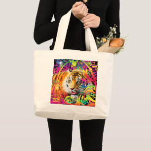Tiger Large Tote Bag