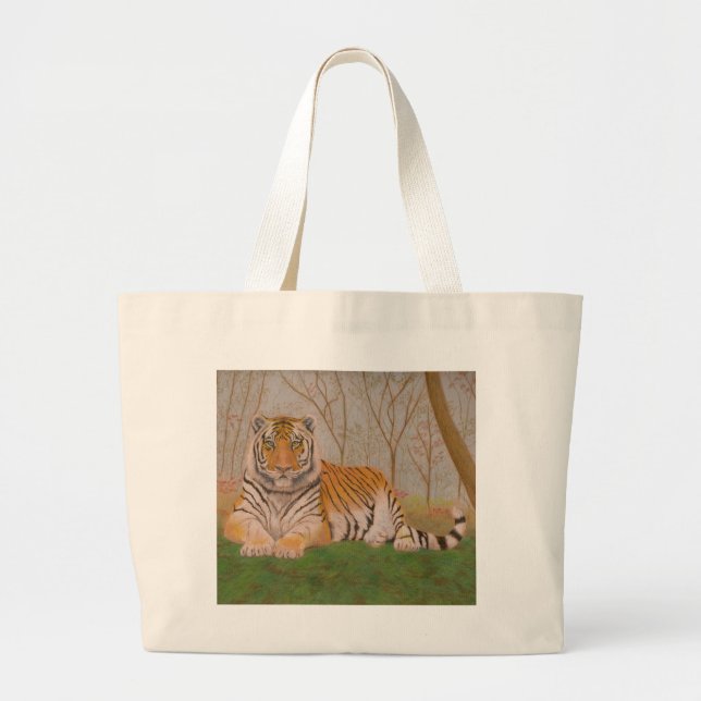 Tiger Large Tote Bag (Front)