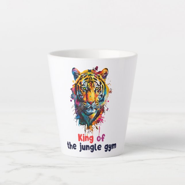 Tiger Latte Mug (Front)