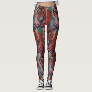 TIGER LEGGINGS BY ARTIST PAULA REILLY