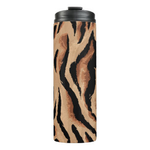 Tiger Leopard: Animal Skin Seamless Thermal Tumbler