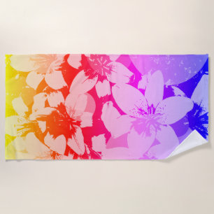 Tiger Lilies Beach Towel
