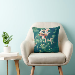 Tiger lilies cushion