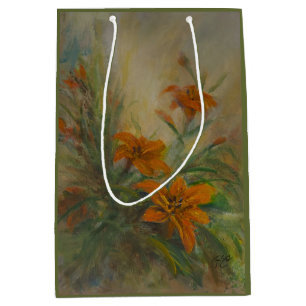 Tiger Lilies Medium Gift Bag
