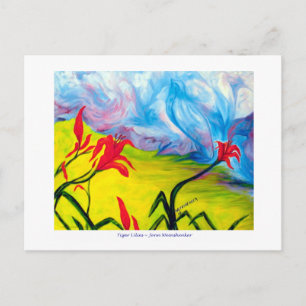Tiger Lilies POST CARD