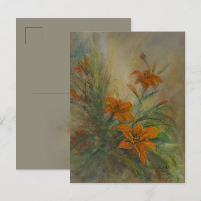 Tiger Lilies Postcard (Front/Back)