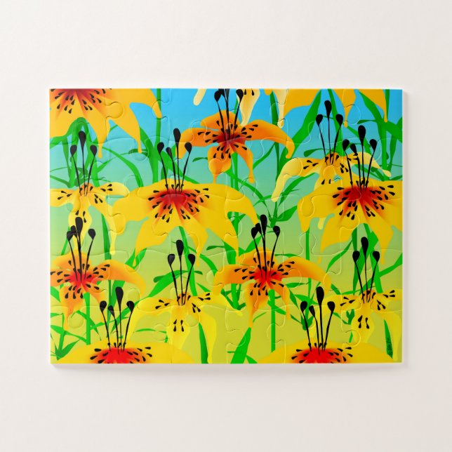 Tiger Lilies Puzzle (Horizontal)