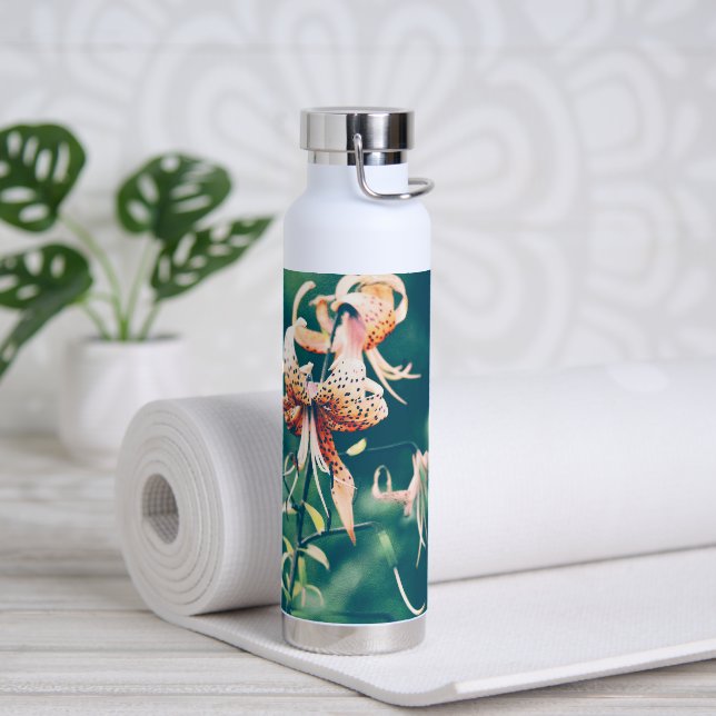 Tiger lilies water bottle (Yoga)
