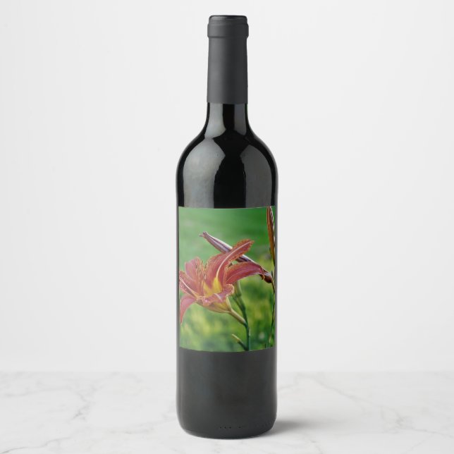 Tiger Lilies Wine Label (Front)