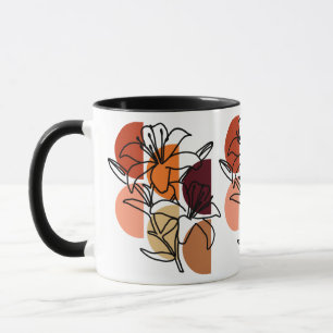 Tiger Lilies with Colour Palette Mug